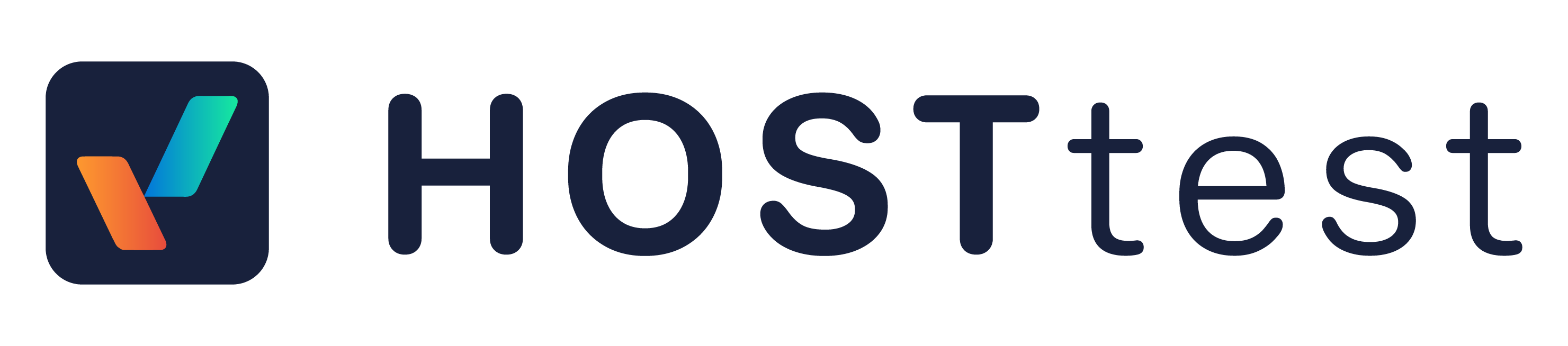 Logotipo oficial de hosttest